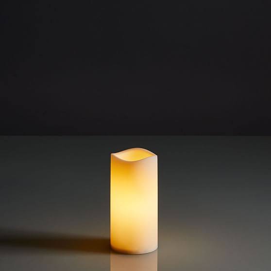 Flickering Flameless Pillar Candle I428