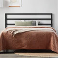Black California King Metal Headboard G816
