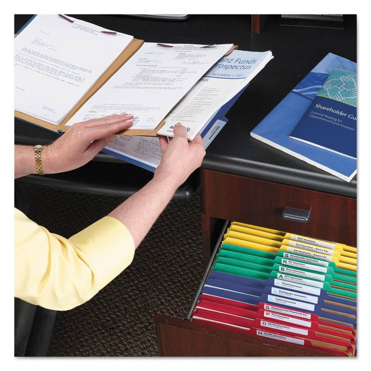Pressboard Classification Folders with 2 Pocket Dividers M995