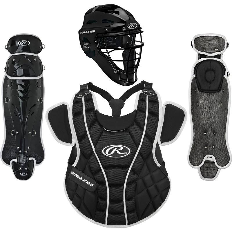 Girls Catcher's Set Black Baseball Softball Accessories N694354