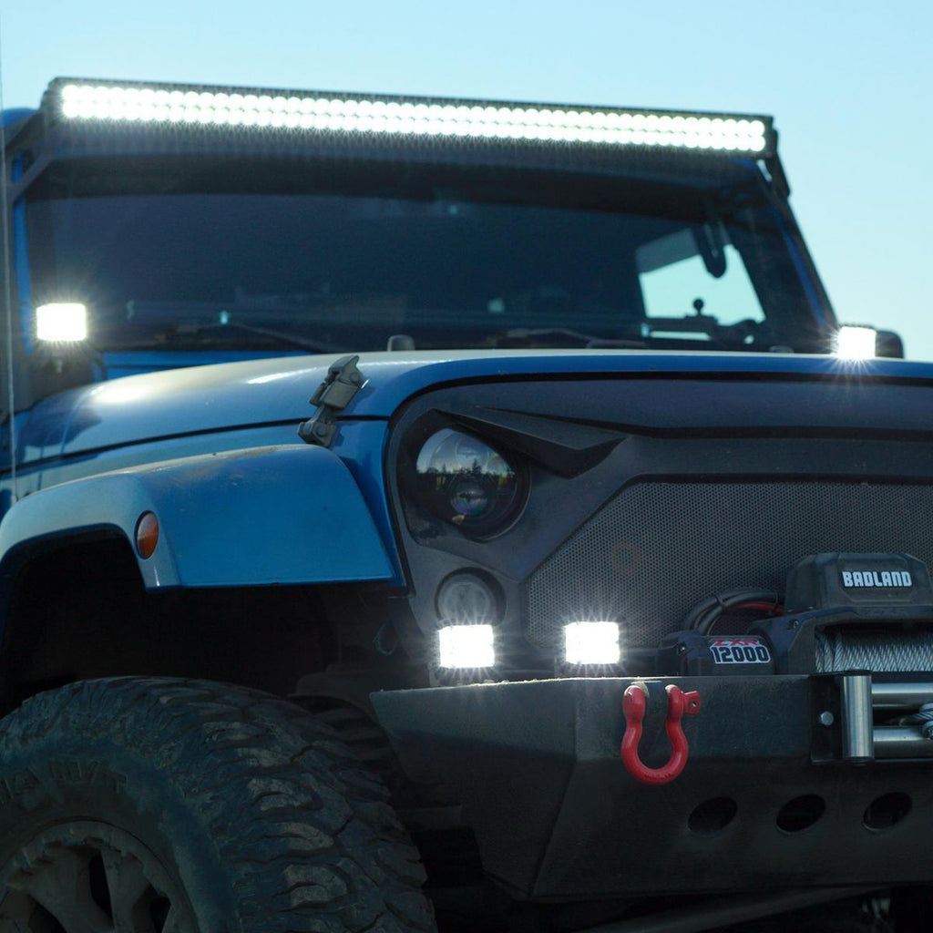 3 in. LED Spot with Sidelight, Pair J805