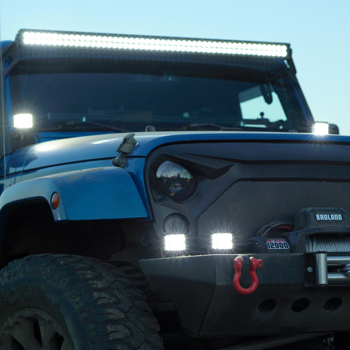 3 in. LED Spot with Sidelight, Pair J805