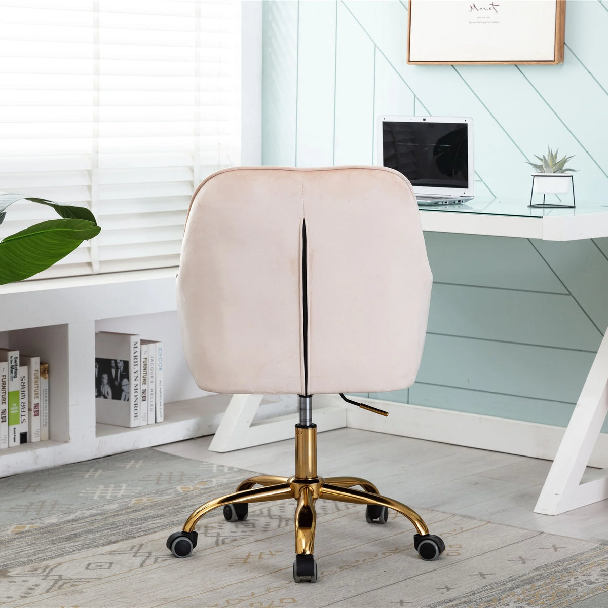 Velvet Swivel Armchair M382053