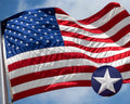 10x15 FT Nylon American Flag with Embroidered Stars R702268