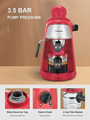 3.5Bar Espresso and Cappuccino Machine with Steam Wand G2933
