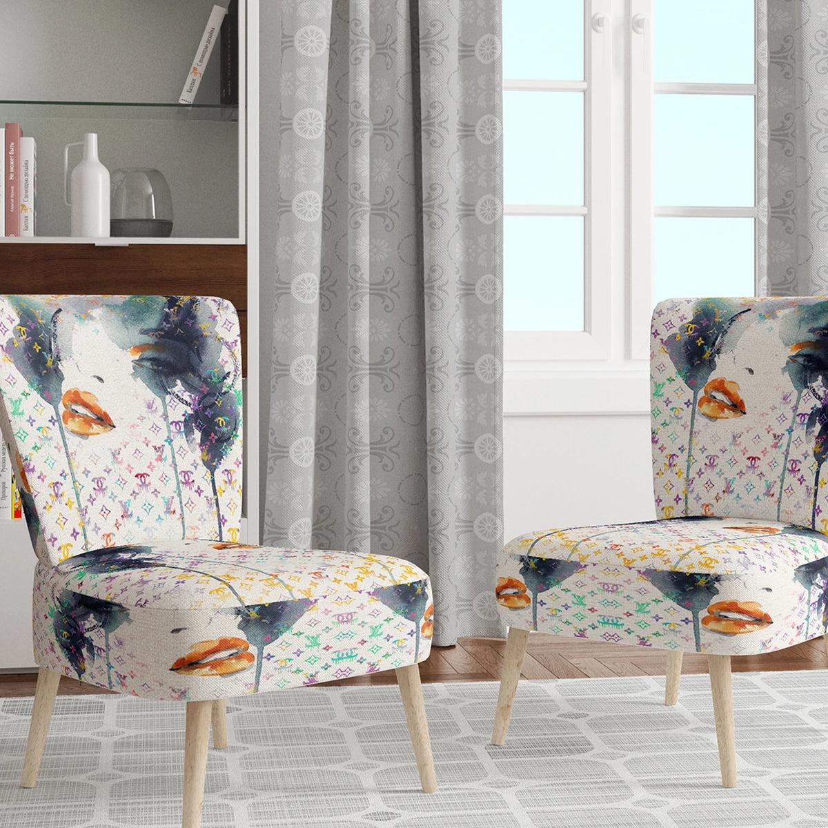 Upholstered Accent Chair V379
