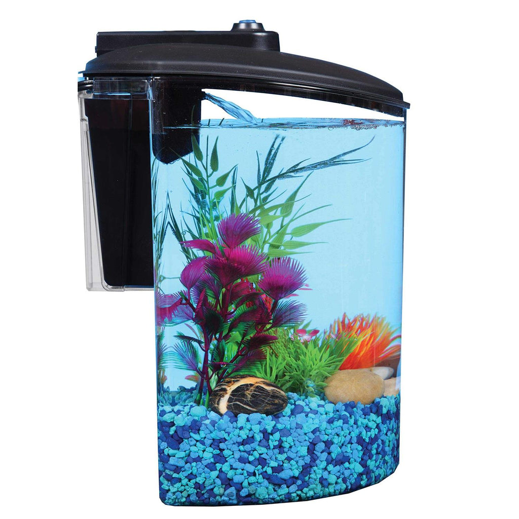 1.5-Gallon Fish Tank with LED Lighting and Power Filter G556