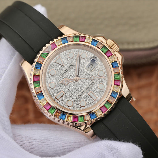 40mm Rubber Strap Watch Q13665