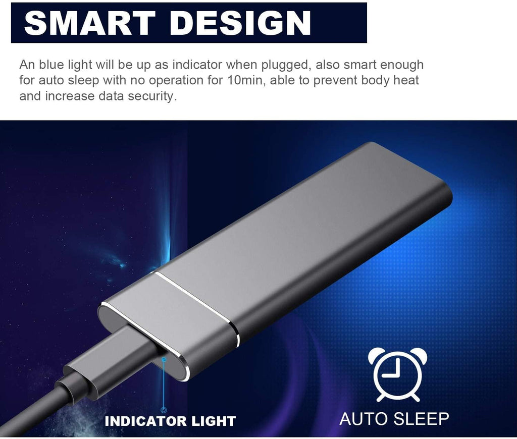 Black 2TB Portable External SSD C425