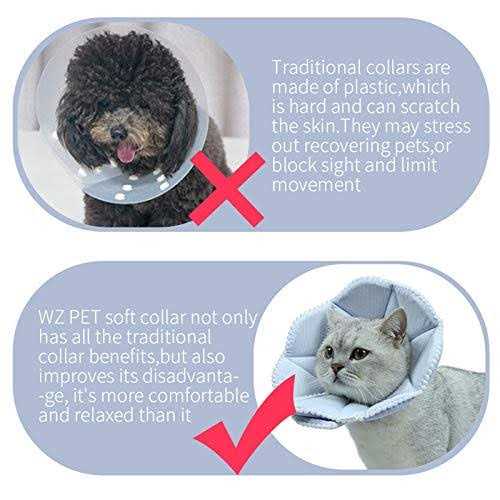 Soft Adjustable Cat Recovery Collar P374865