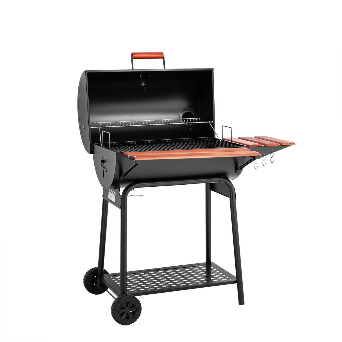 30 Barrel Charcoal Grill with Side Table and Front Table C127112
