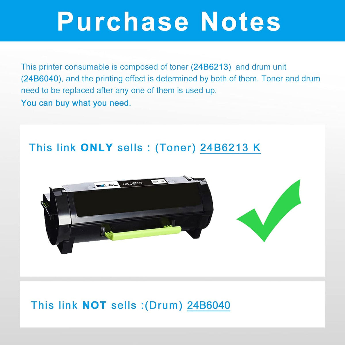Compatible Toner Cartridge 1-Pack Black B761