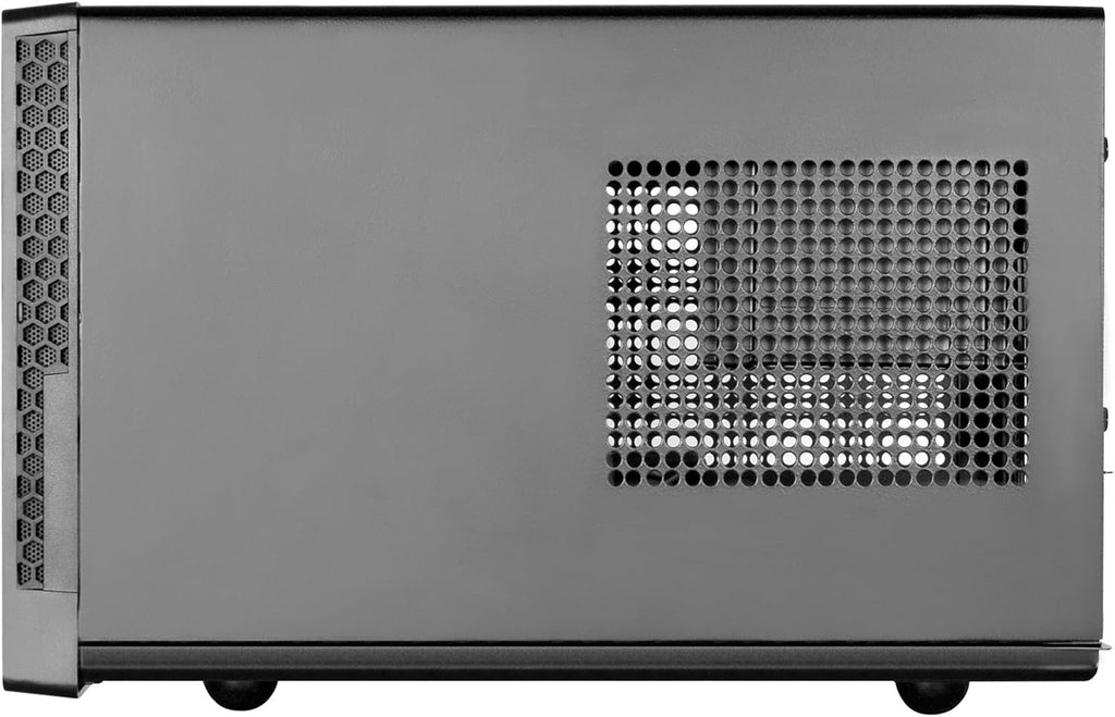 Black Ultra Compact Mini-ITX Computer Case with Mesh Front Panel X557