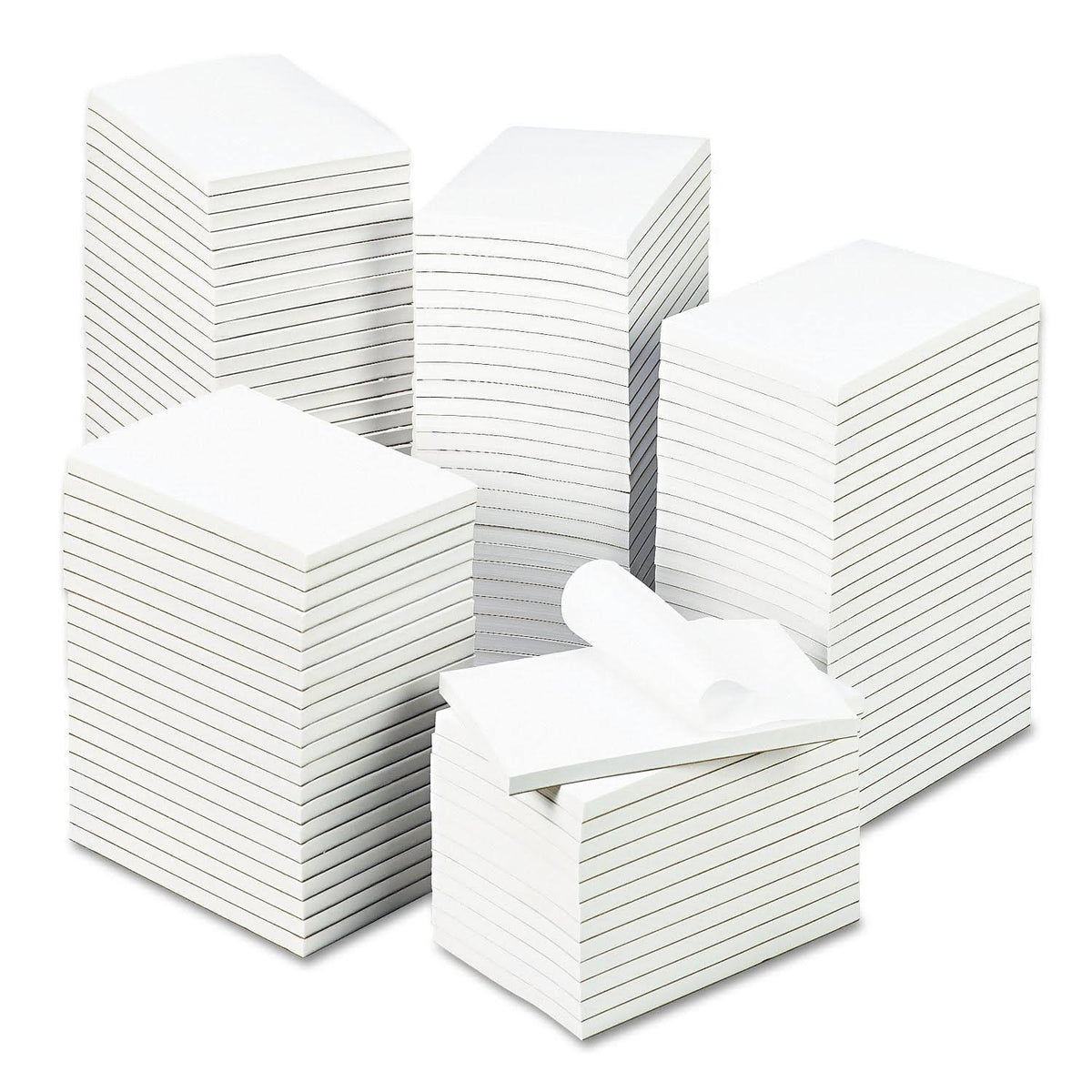 White 4 x 6 Unruled Scratch Pads 120 Pads J3523
