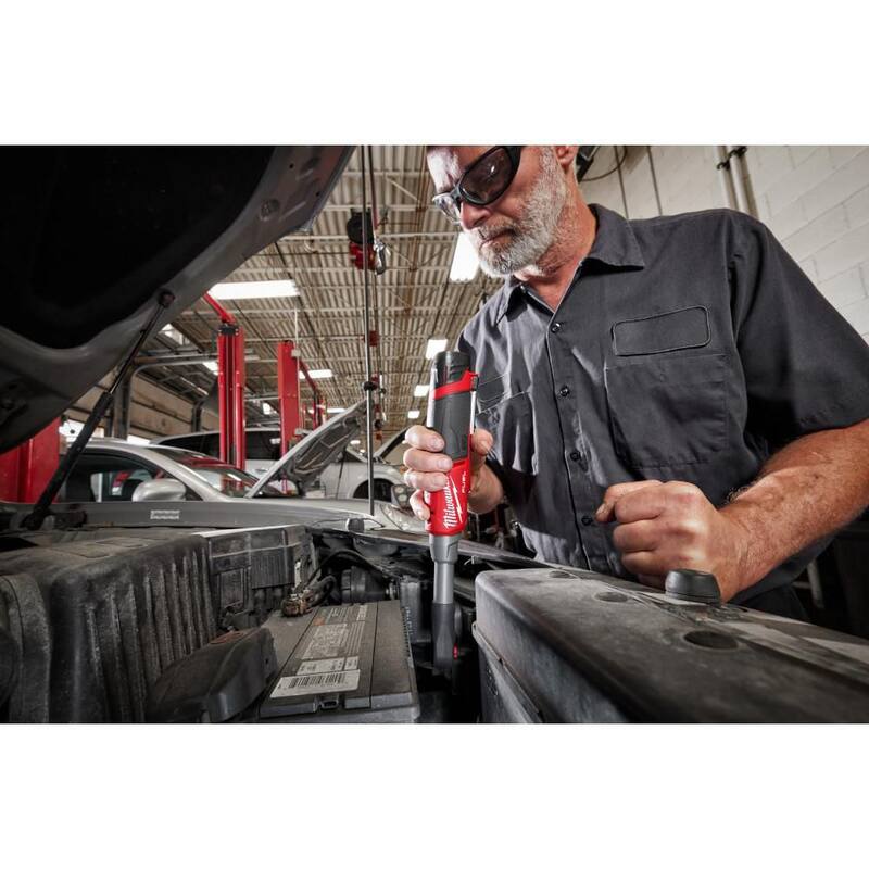 12V Lithium-Ion Brushless Cordless 1/4 in. Extended Reach Ratchet with 2.5 Ah Battery Pack X8496