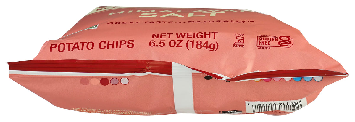 Kettle Cooked Potato Chips Himalayan Salt 6.5 Ounce Pack Of 12 L602
