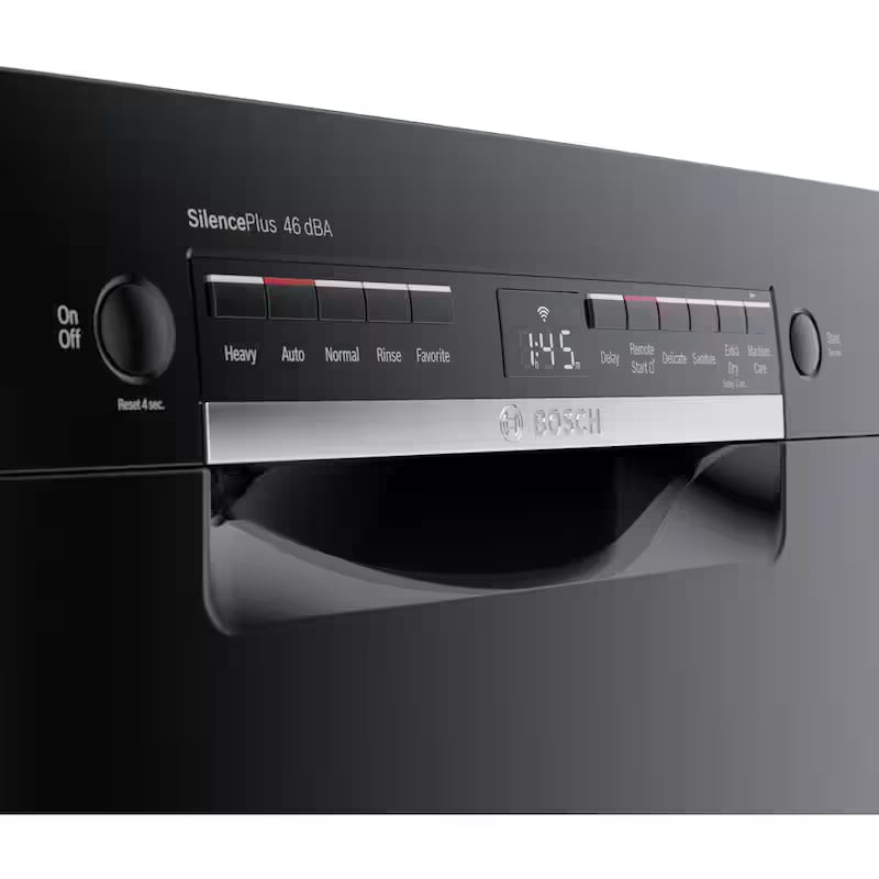 Black 24 in. Smart Dishwasher with Stainless Steel Tub P84131