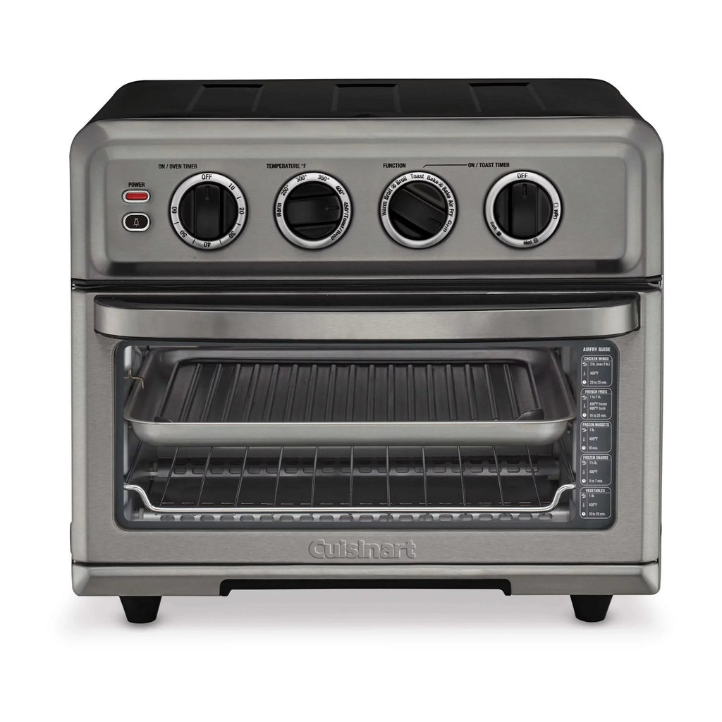 Black AirFryer Oven with Grill and Spatula and Tongs Set J6936