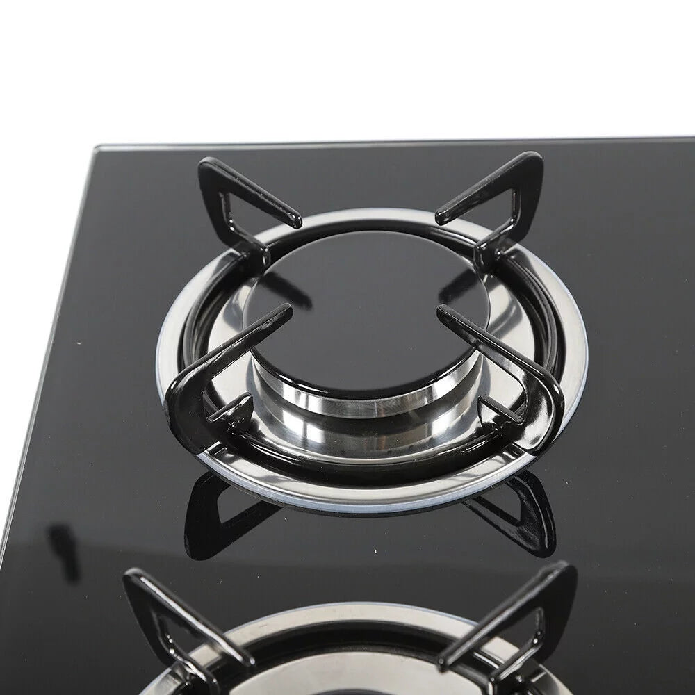 30" 5 Burners Black Tempered Glass Gas Cooktop V65073