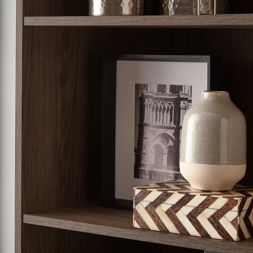 5-Shelf Bookcase with Adjustable Shelves D5019