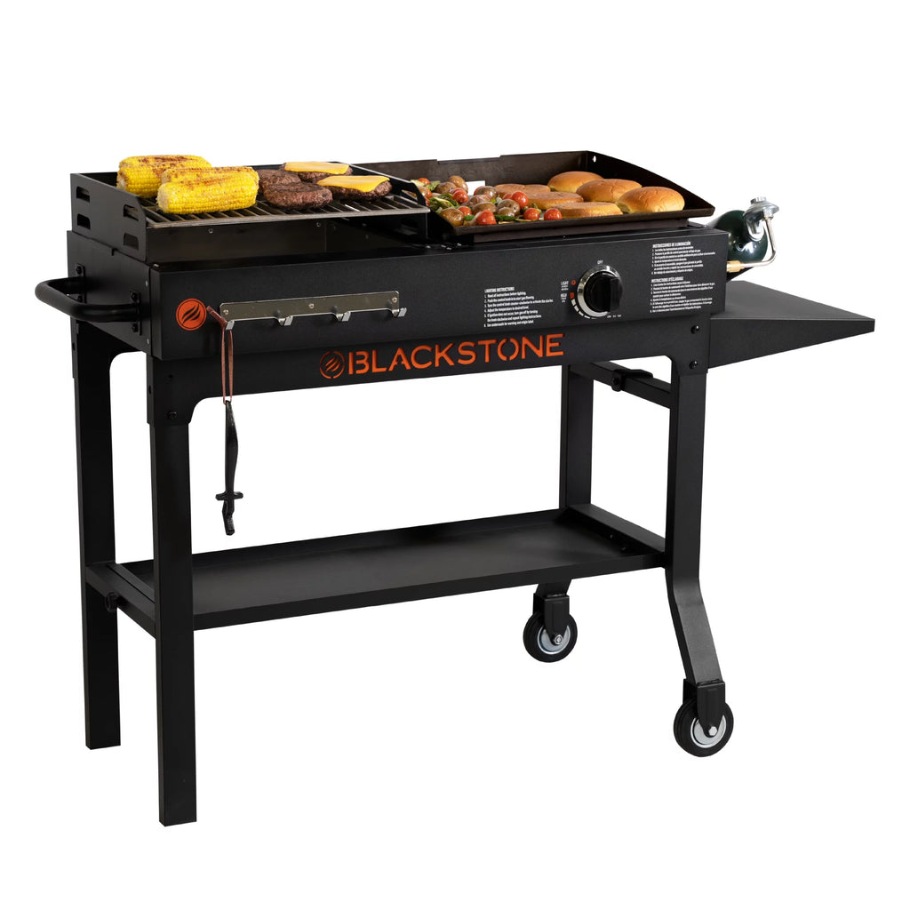 Propane Griddle and Charcoal Grill Combo V189214