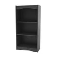 48 in. Midnight Black Tall Bookcase N598