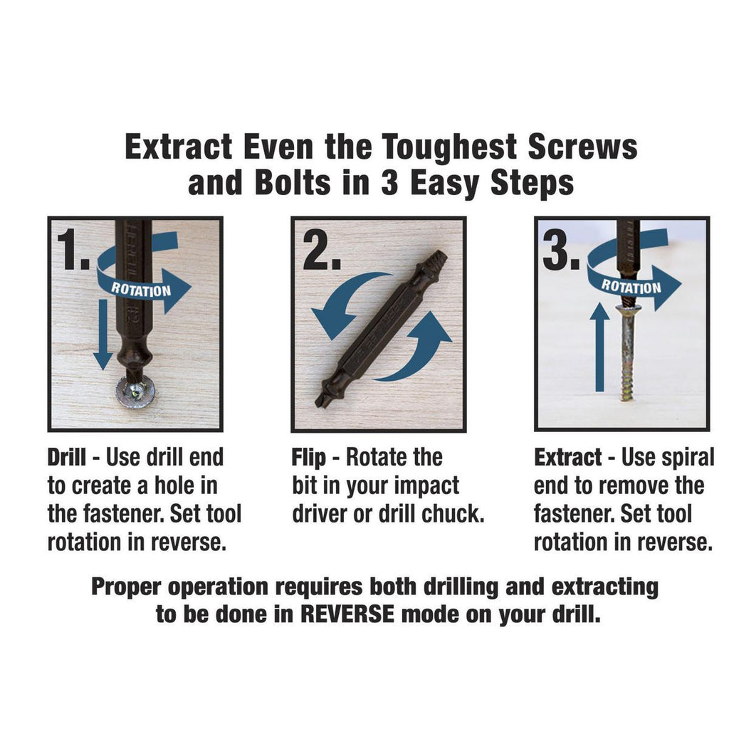 3 Piece Screw Extractor Set T38862