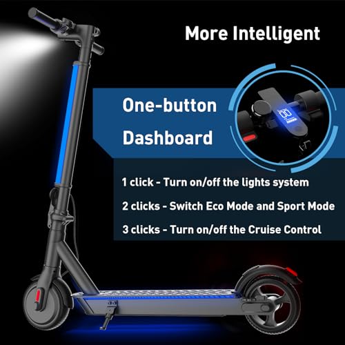 Electric Scooter with 6.5" Solid Tires P2439