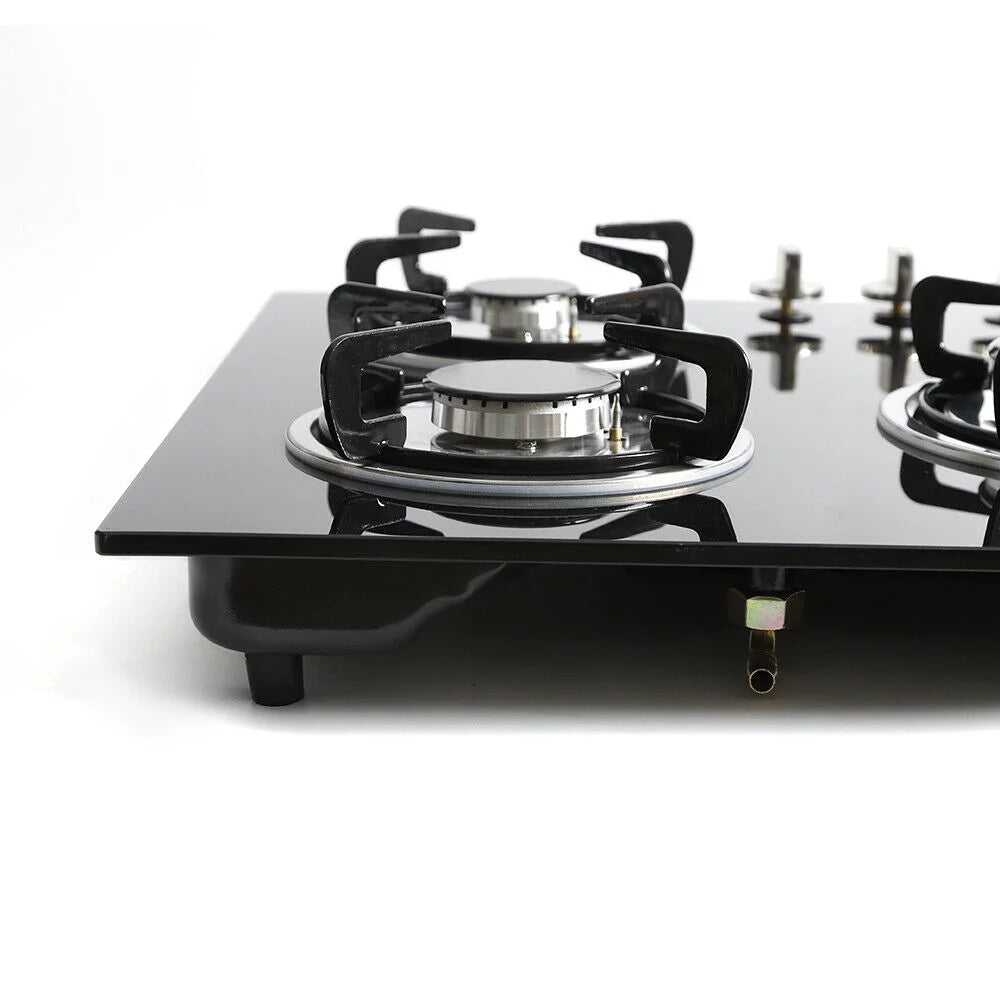 30" 5 Burners Black Tempered Glass Gas Cooktop V65073