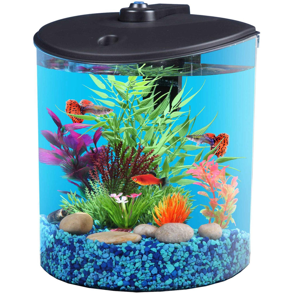 1.5-Gallon Fish Tank with LED Lighting and Power Filter G556