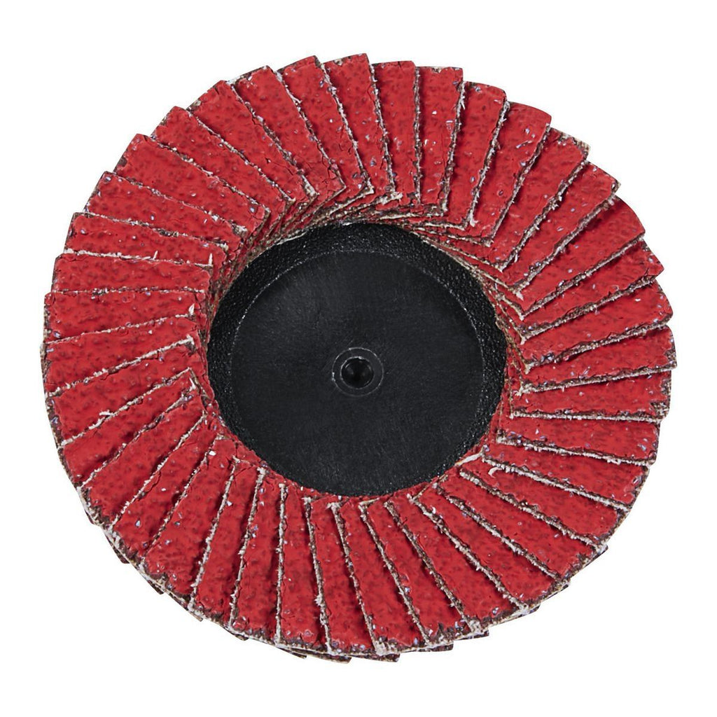 3 in. 40-Grit Twist Lock Flap Discs Ceramic 3-Pack Z210