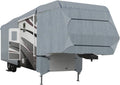 4-Layer 5th Wheel RV Travel Trailer Cover 26'-29'L with Zipper Access C1981