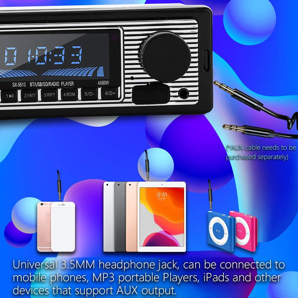 Car Music Player Bluetooth Classic Compact Size Auto Radio Z9906