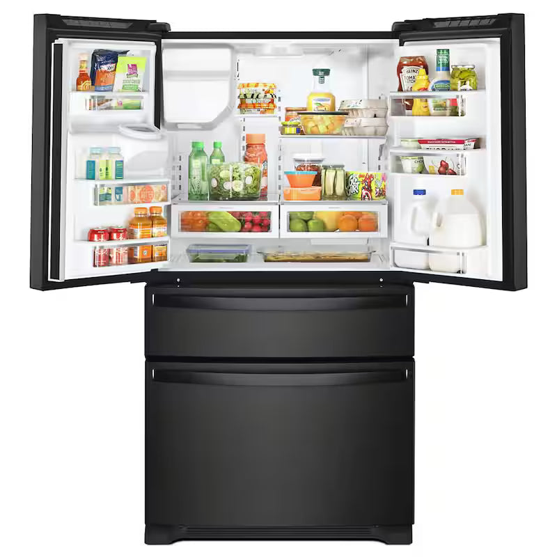 French Door Refrigerator in Black E8356