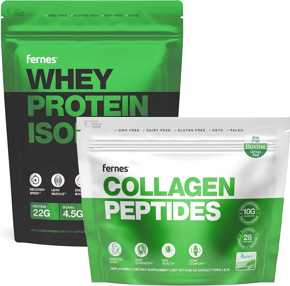 Collagen Protein Bundle Hydrolyzed Collagen Peptides Whey Protein Isolate S485