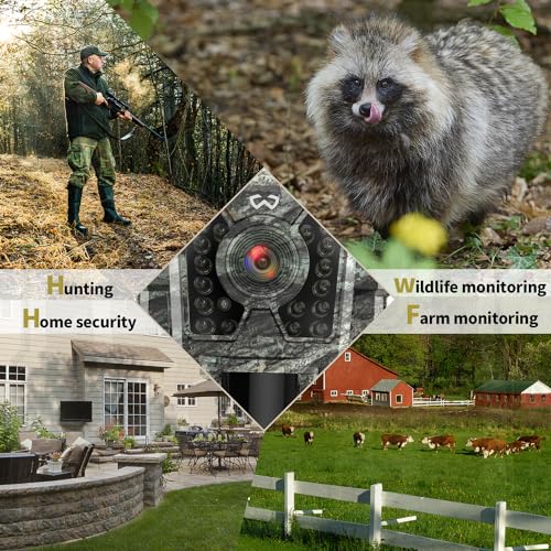 24MP 1080P HD Waterproof Mini Trail Camera 4 Pack G319895