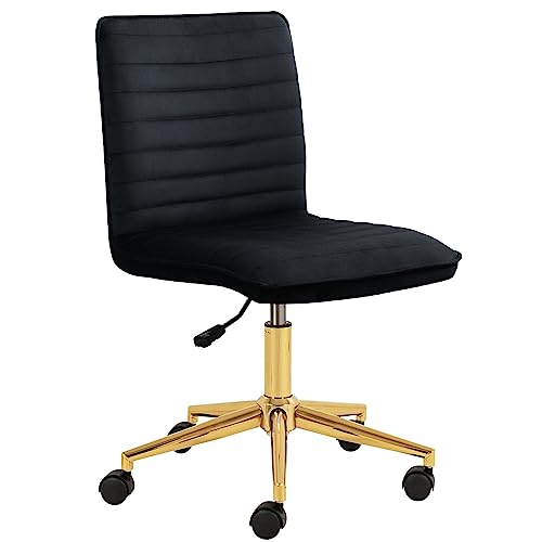 Faux Leather Upholstered Armless Desk Chair X993641