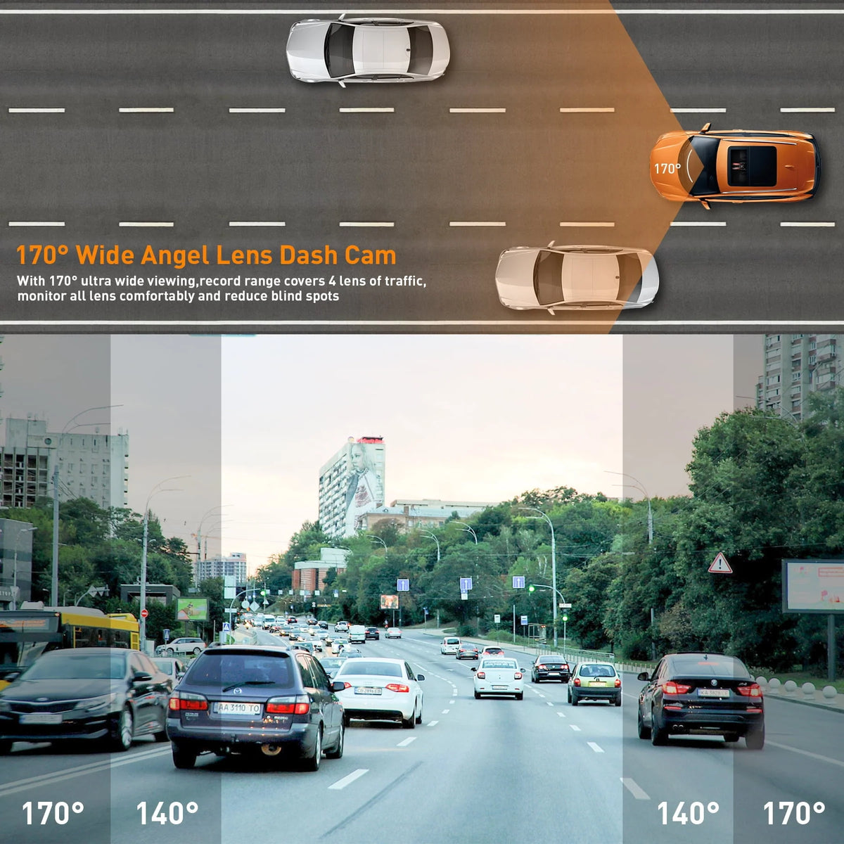 1080P Full HD Dash Cam with Night Vision Z35128