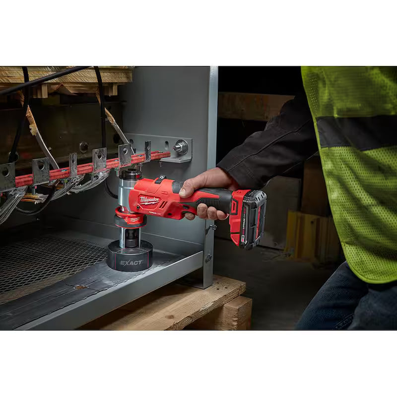 18V Cordless 6 Ton Knockout Tool Kit with Battery V527