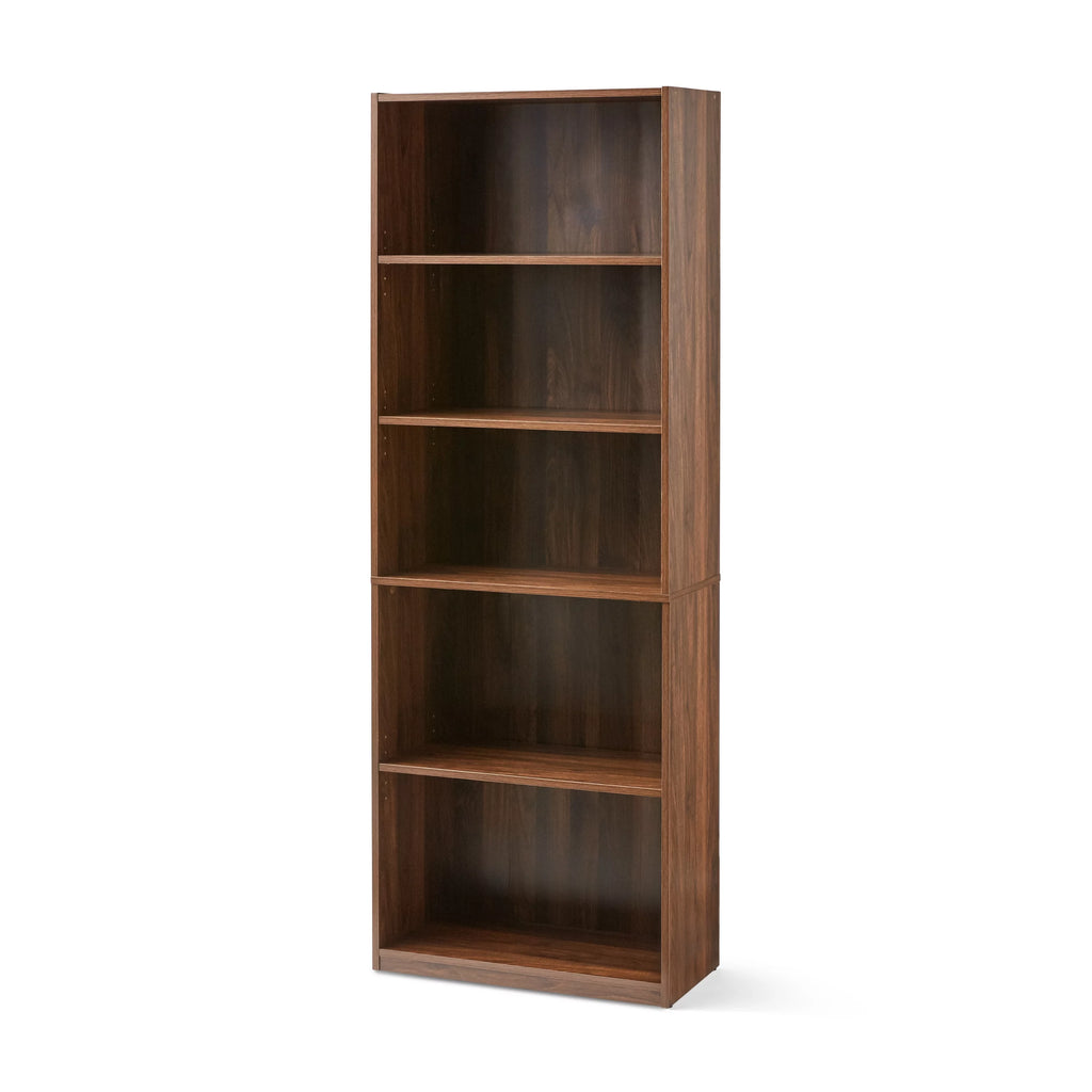 5-Shelf Bookcase with Adjustable Shelves D5019