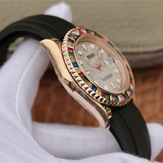 40mm Rubber Strap Watch Q13665
