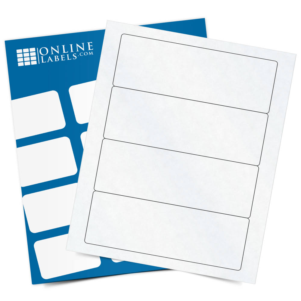 Clear Matte Laser Bottle Labels, 100 Sheets R326