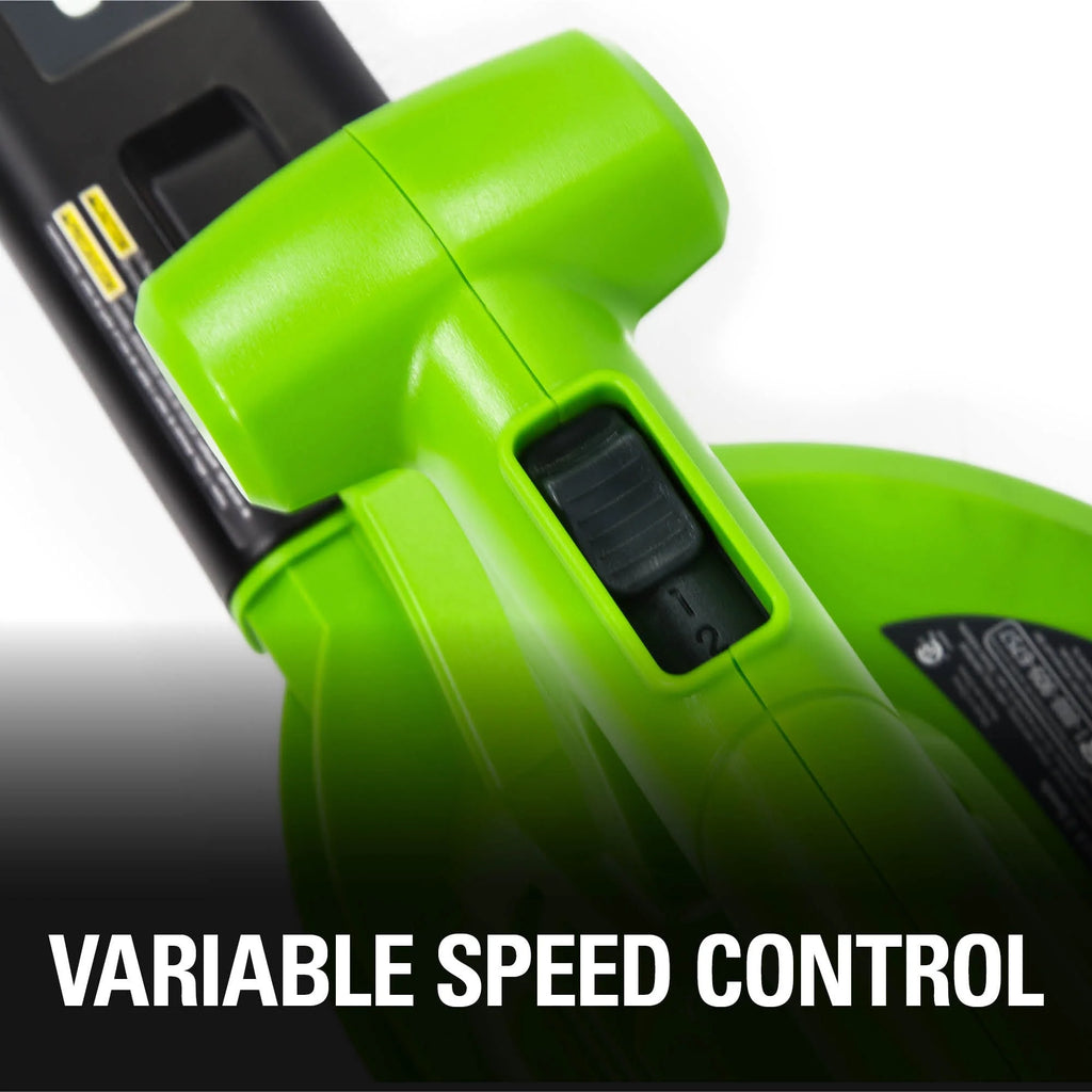 12 Amp 375 CFM Corded Electric Leaf Blower/Mulcher/Vacuum W7405