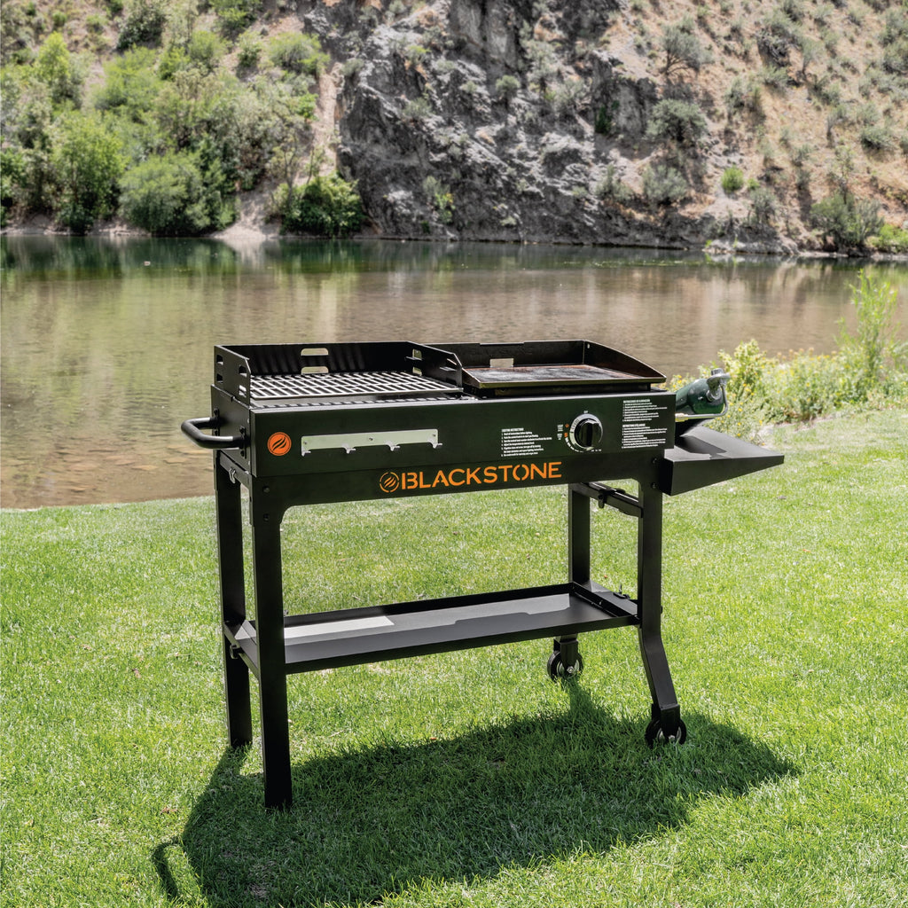 Propane Griddle and Charcoal Grill Combo V189214