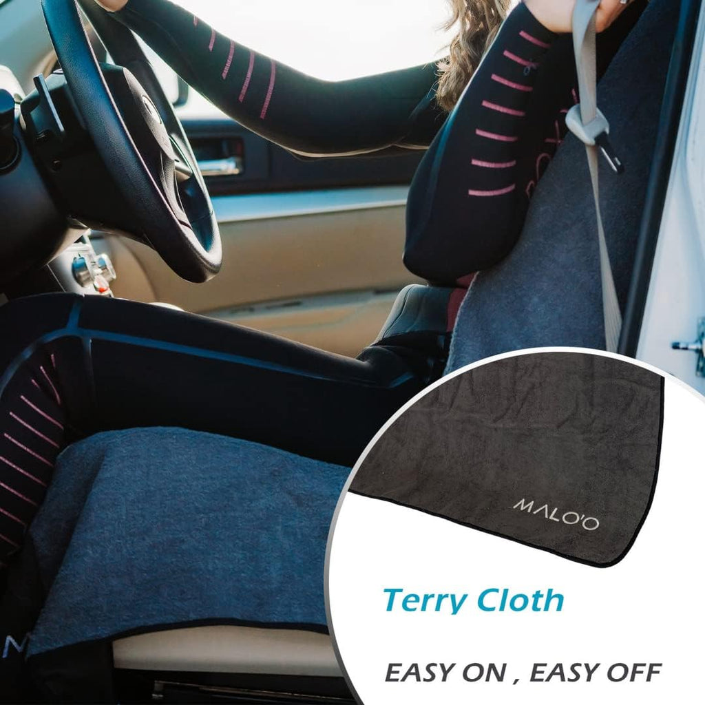 Terry Cloth Universal Car Seat Cover Pack of 2 W94887