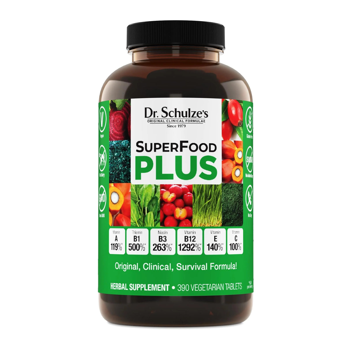 Vitamin & Mineral Herbal Concentrate 390 Tabs Q35325
