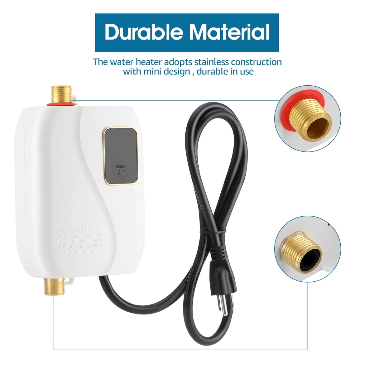 3.0KW 110V Electric Tankless Water Heater G15615