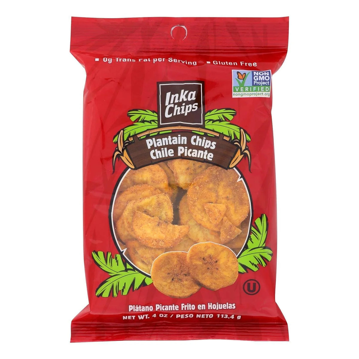 Chile Picante Plantain Chips, 4 Ounce (Pack Of 12) B87914