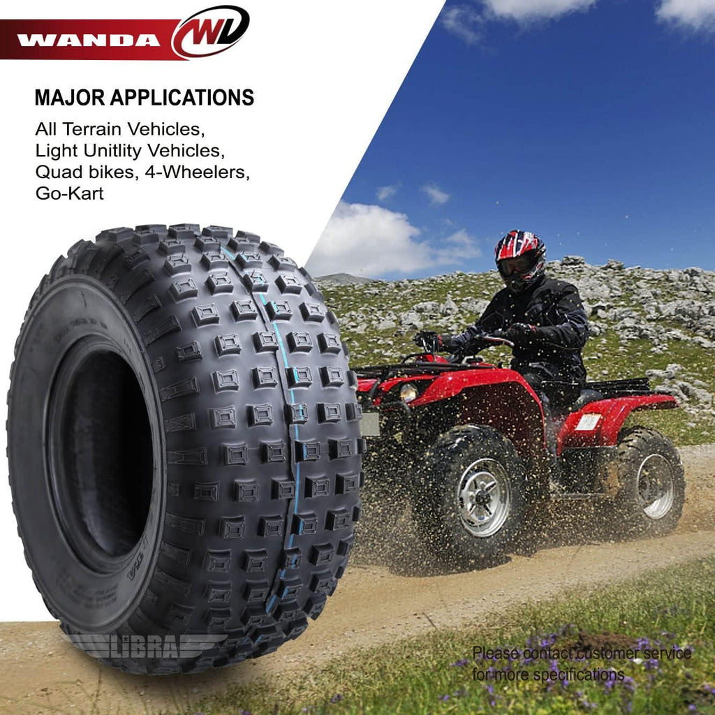Set of 2 16x8-7 4PR ATV Tires Z56162