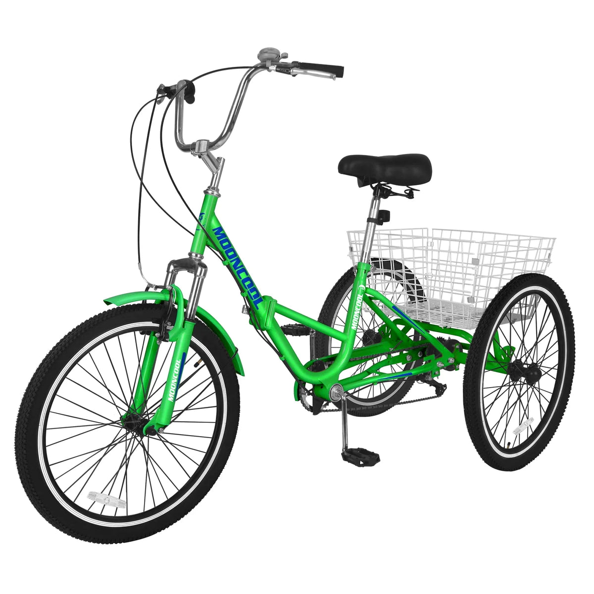 24 Inch 7-Speed 3 Wheels Folding Tricycle A24909